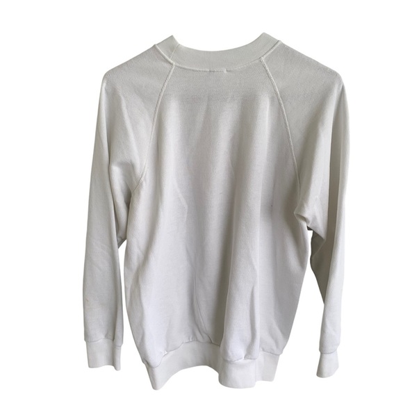 Vintage Postal Stamps Crewneck Sweatshirt Adult Large Mens 80s 90s Sweater Deer - Picture 2 of 9